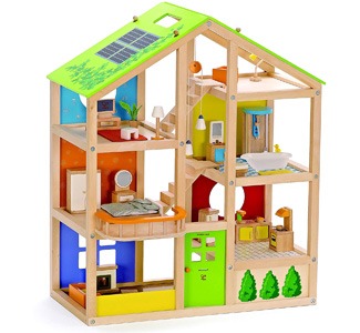 Hape All Seasons Kids Wooden Dollhouse