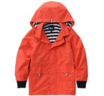 Hiheart Boys Girls Waterproof Hooded Jackets