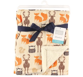 Hudson Baby Unisex Baby Plush Blanket