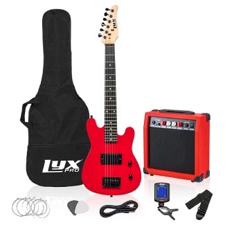 LyxPro 30 Inch Electric Guitar and Starter Kit for Kids