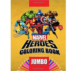 Marvel Heroes JUMBO Coloring Book