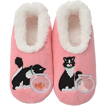 Pink Cat Slippers