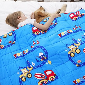 ROKDUK 100% Egyptian Cotton Toddler Weighted Blanket