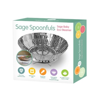 Sage Spoonfuls Baby Collapsible Eco-Steamer Basket for Baby Food