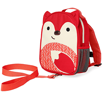 Skip Hop Toddler Leash and Harness Backpack, Fox
