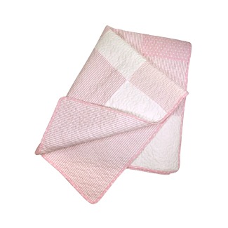 Stephan Baby Heirloom-Quality Pieced Crib Quilt