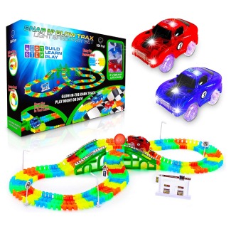 USA Toyz Glow Race Tracks and LED Toy Cars 