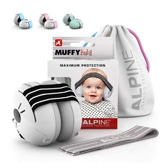 Alpine Muffy Baby Ear Protection For Newborns and Toddlers