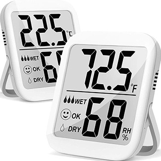 Antonki Indoor Thermometer Humidity Gauge