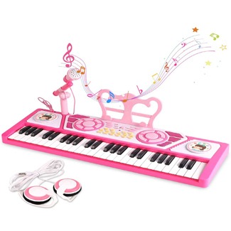BAOLI 49 Keys Piano Keyboard Toy with Microphone for Kids