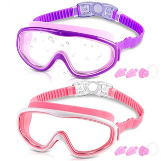 COOLOO Kids Goggles for Swimming 2 Pack