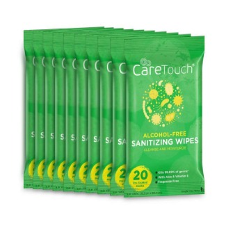 Care Touch Alcohol-Free Sanitizing Wipes 