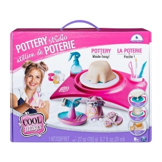 Cool Maker, Pottery Studio, Clay Pottery Wheel Craft Kit for Kids