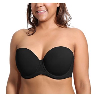 DELIMIRA Women’s Underwire Contour Full Coverage Strapless Bra