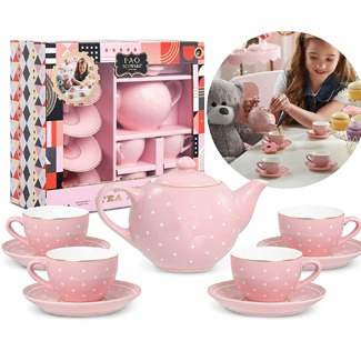 FAO Schwarz Ceramic Tea Party Set for Kids