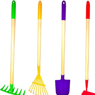 G & F JustForKids Kids Garden Tool Set 