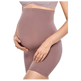 Gratlin Women’s Seamless Mid-Thigh Maternity Shapewear