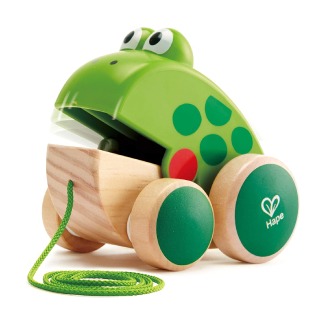 Hape Frog Pull-Along Wooden Frog