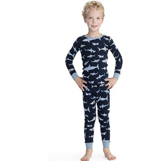 Hatley Boys' Organic Cotton Long Sleeve Pajama Sets