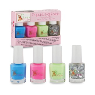 Karma Kids Nail Polish Box Set No. 1 Natural Safe Nail Polish for Little Girls