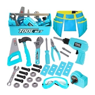 Loyo Kids Tool Set — Pretend Play Construction Toy with Tool Box