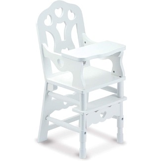 Melissa & Doug Wooden Doll High Chair 