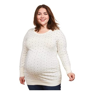 Motherhood Maternity Long Sleeve Crew Neck Sweater