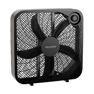 PELONIS 3-Speed Box Fan with Air Conditioner