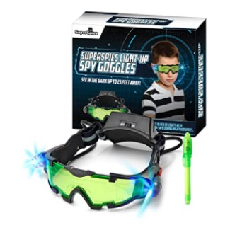 STICKY LIL FINGERS Light-up Spy Goggles - Spy Gear for Kids