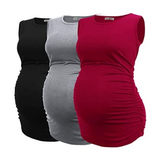 Smallshow Women’s Sleeveless Maternity Tank Top