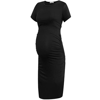 Smallshow Short Sleeve Maternity Dress