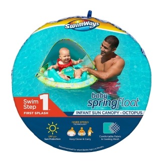 SwimWays Infant Baby Spring Float