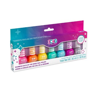 Three Cheers for Girls - Rainbow Bright Nail Polish Days of the Week