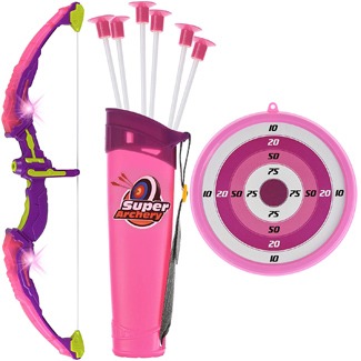 Toyvelt Bow and Arrow Set for Kids -Light Up Archery Toy Set