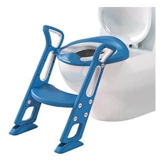 BlueSnail Potty Training Toilet Seat with Step Ladder