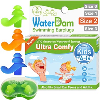 WaterDam Swimming Earplugs 