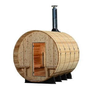 Almost Heaven Saunas Grandview 8-Person Outdoor Traditional Steam Sauna in Cedar