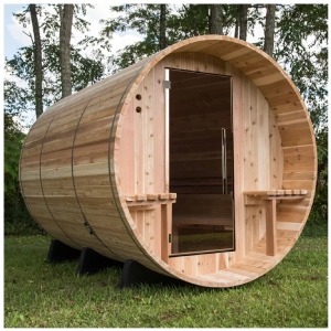 Almost Heaven Saunas Huntington 6-Person Traditional Steam Sauna in Cedar
