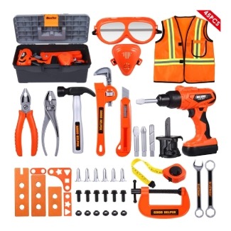 iBaseToy 45 PCS Kids Tool Set