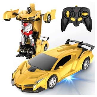 Desuccus Remote Control Car, Transform Robot RC Cars for Kids