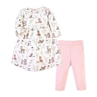 Hudson Quilted Cotton Dress and Leggings