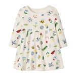 Moon and Back Organic Cotton Long Sleeve Knit Dress by Hanna Andersson