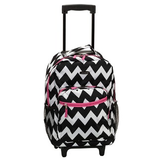 Rockland Double Handle Rolling Backpack