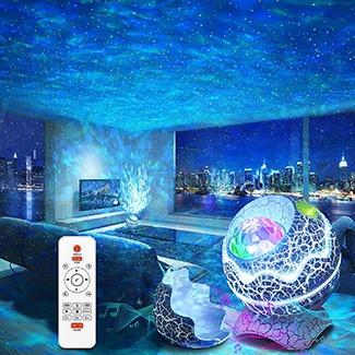 Rossetta Galaxy Projector with Remote Control & White Noise Bluetooth Speaker
