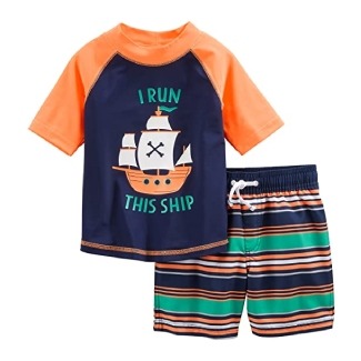 Simple Joys by Carter’s Rash Guard Set