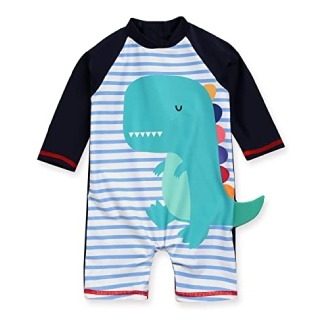 VAENAIT Baby UPF 50+ Swimsuit with Quick Change Snaps 
