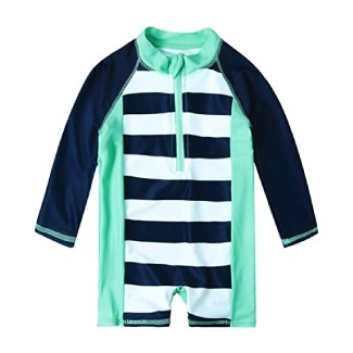 uideazone Infant Zipper Rash Guard Swimsuit