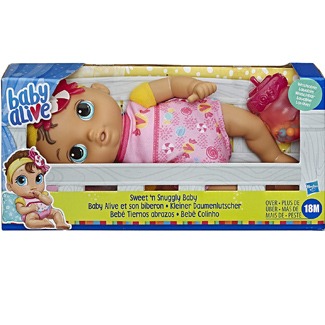 Baby Alive Sweet ‘n Snuggly Soft Bodied Washable Doll