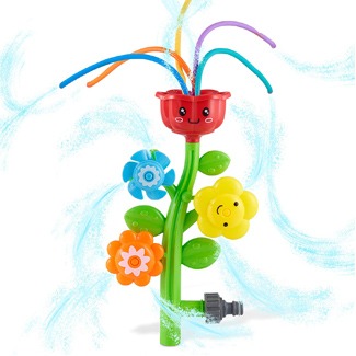Chuchik Outdoor Spinning Flower Water Sprinkler
