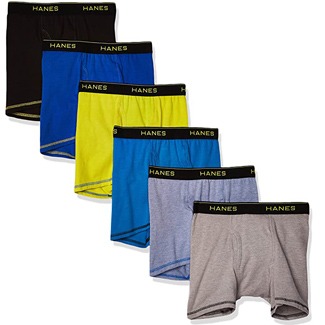 Hanes Boys’ Cool Comfort Breathable Mesh Boxer Brief